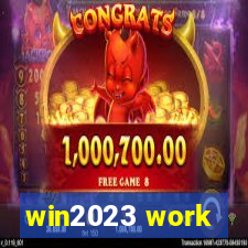 win2023 work